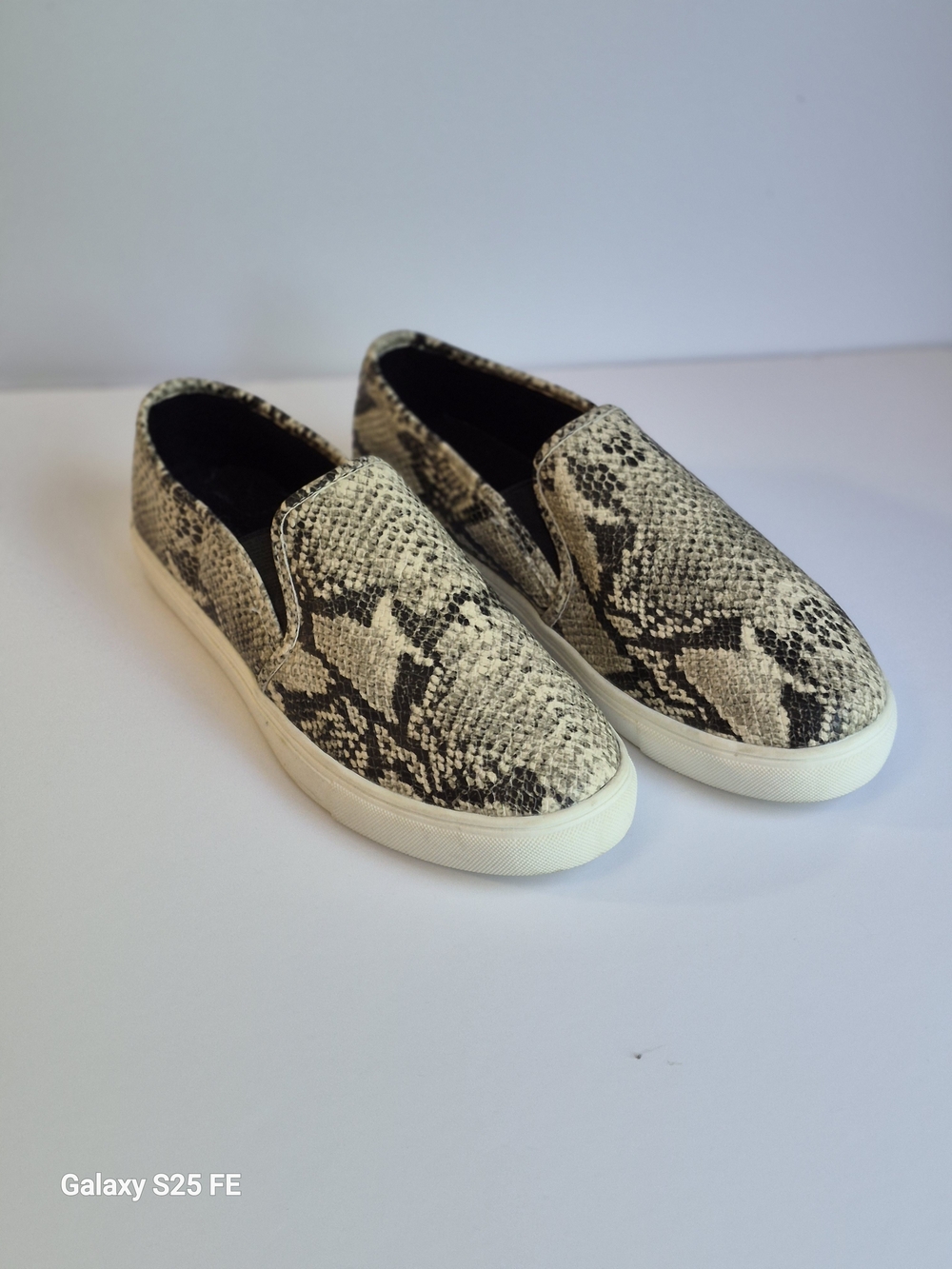 Slip-On Snake Print Sneakers - Picture 3 of 5